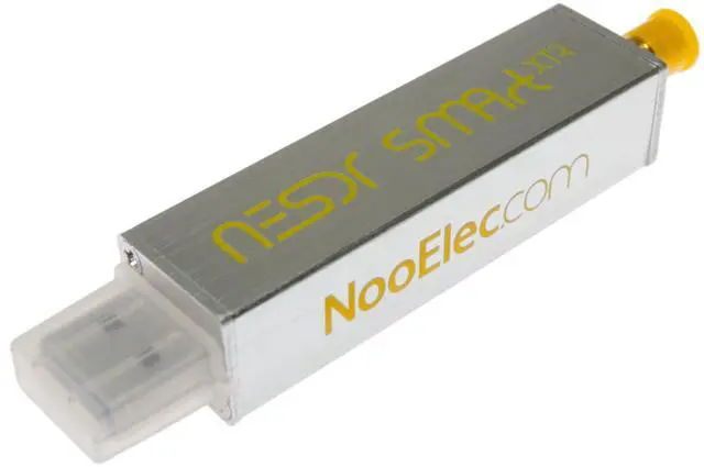 Main image of NooElec NESDR Smart XTR SDR - Premium RTL-SDR w/Extended Tuning Range, Aluminum Enclosure, 0.5PPM TCXO, SMA Input. RTL2832U & E4000-Based Software Defined Radio