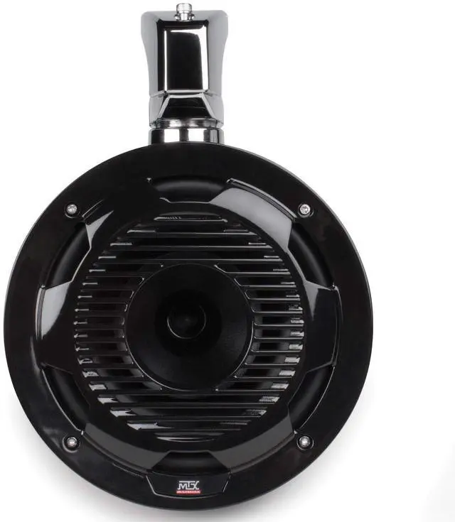Alt view image 3 of 5 - (1) MTX Marine WET8CWB 8" Tower Speaker, Black