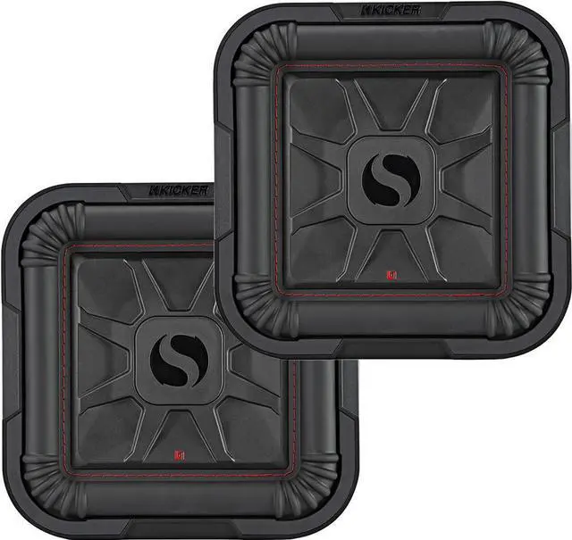 Main image of KICKER Subwoofer Package of 2 Items: 10" Solo-Baric L7T Subwoofers DVC 4-ohm (Pair) - 2X 46L7T104 Subs