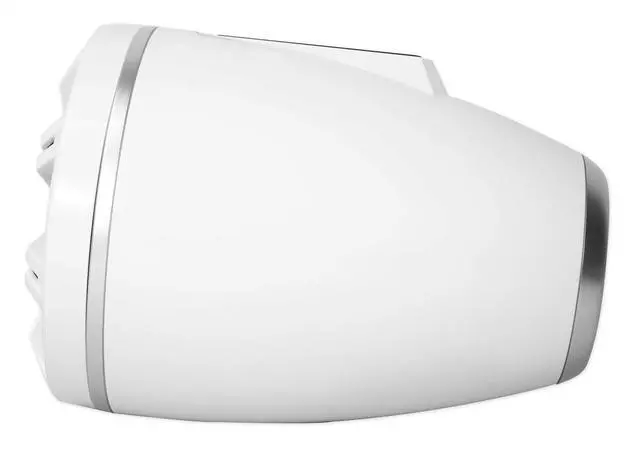 Alt view image 4 of 5 - Kicker KMFC65W 6.5" Flat Mount Loaded Marine Wake Towers with 46KM654L Speakers - White Grills and Enclosures