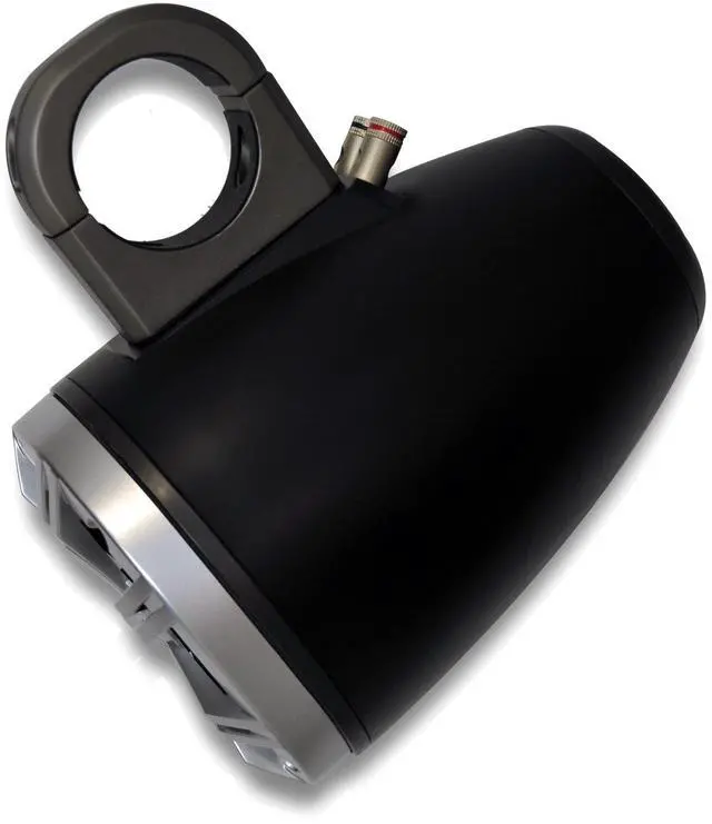 Alt view image 2 of 5 - KICKER Black Wake Tower System Silver 6.5" Marine Speakers (Pair)