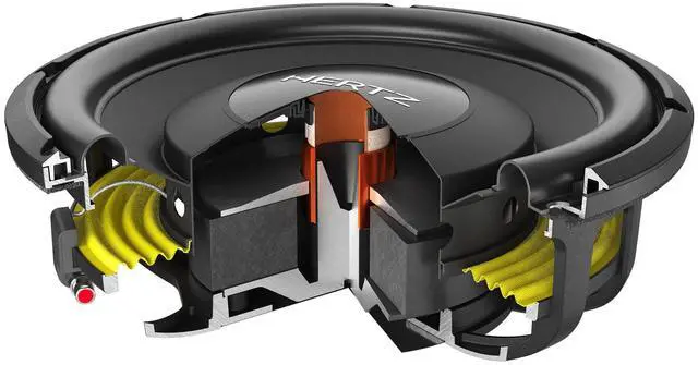 Alt view image 5 of 5 - Hertz Mille Pro Shallow MPS 250 S4 Shallow 10 in. (250mm) 4 SVC Subwoofer incl. Grille
