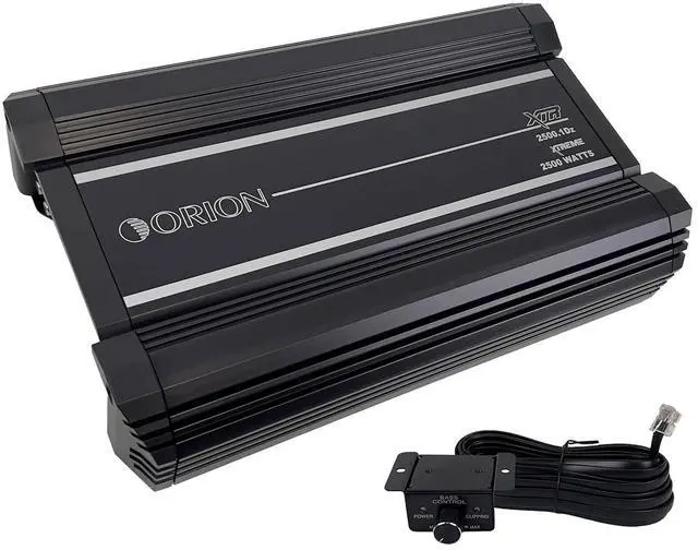 Main image of Orion XTR Series XTR2500.1DZ High Power Monoblock Class-D Car Amplifier - 2500W RMS, 1-Ohm Stable, Low-Pass Crossover, Bass Boost Control, MOSFET Power Supply, Bass Knob Included, Made in Korea