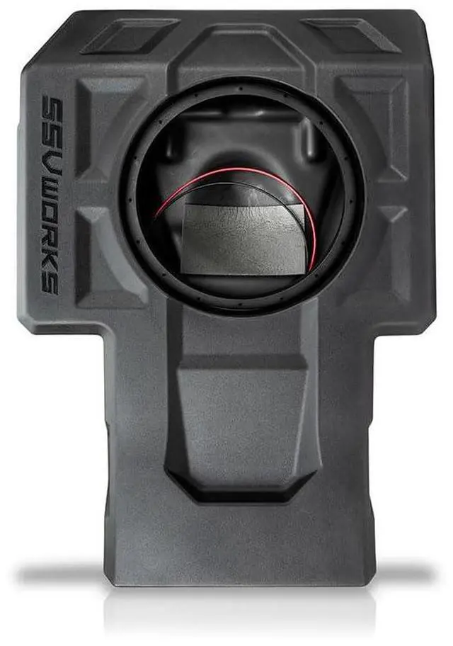 Main image of SSV Works Kawasaki Teryx KRX 1000 Behind Passenger seat 10" Subwoofer Enclosure Unloaded