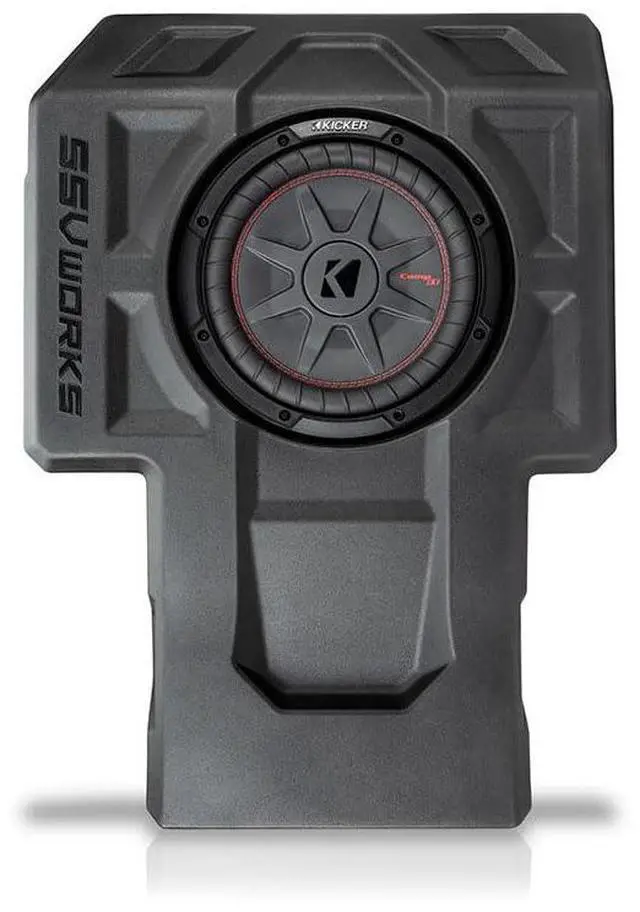 Alt view image 4 of 4 - SSV Works Kawasaki Teryx KRX 1000 Behind Passenger seat 10" Subwoofer Enclosure Unloaded