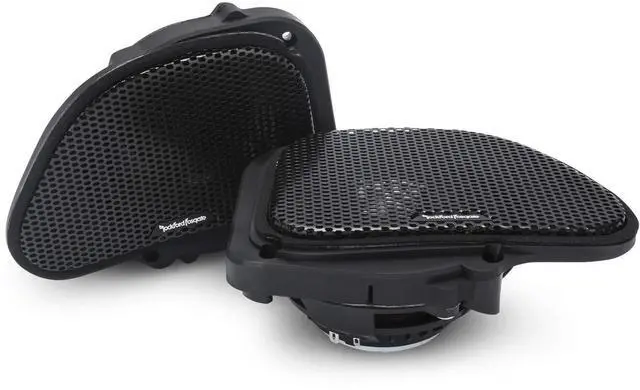 Main image of Rockford Fosgate TMS6RG Power 6.5" Full Range Fairing Speaker Replacements/Upgrade (Pair) for Harley-Davidson Road Glide  Black (1998-2013)
