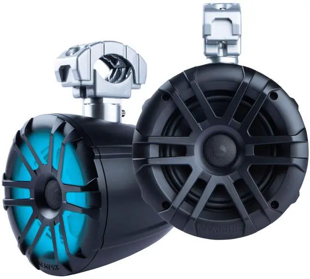 Main image of Memphis Audio MXA60TB 6.5" Coaxial Powersports Speaker Pods for Roll Bars, Black with LED