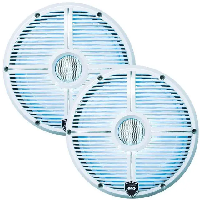 Alt view image 2 of 5 - wet sounds | REVO 6-XWW | High Output Component Style 6.5" Marine Coaxial Speaker with RGB Backlighting and Enclosed White XW Grille