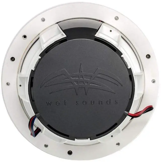 Alt view image 5 of 5 - wet sounds | REVO 6-XWW | High Output Component Style 6.5" Marine Coaxial Speaker with RGB Backlighting and Enclosed White XW Grille