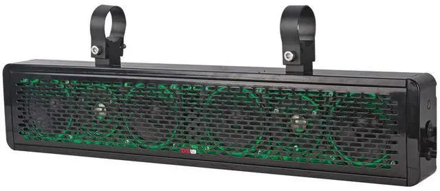 Alt view image 3 of 5 - DS18 SBAR25 25 Inch Hydro Sound Bar 2-Way Waterproof Speaker System with Integrated RGB Lights 200 RMS 600 Watts Max - Ideal for ATV UTV SXS Marine RZR Easy Installation