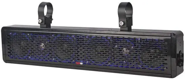 Alt view image 5 of 5 - DS18 SBAR25 25 Inch Hydro Sound Bar 2-Way Waterproof Speaker System with Integrated RGB Lights 200 RMS 600 Watts Max - Ideal for ATV UTV SXS Marine RZR Easy Installation