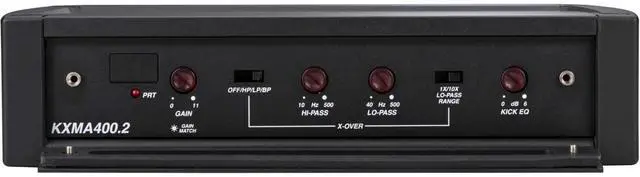 Alt view image 4 of 5 - Kicker 48KXMA4002 KXMA400.2 2x200w 2-Ch Full-Range Class-D Marine Amplifier
