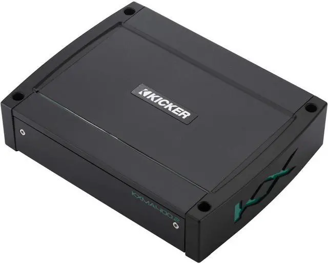 Alt view image 5 of 5 - Kicker 48KXMA4002 KXMA400.2 2x200w 2-Ch Full-Range Class-D Marine Amplifier