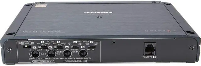 Alt view image 2 of 5 - Kenwood XR401-4 eXcelon 400-Watt 4-Channel Amplifier