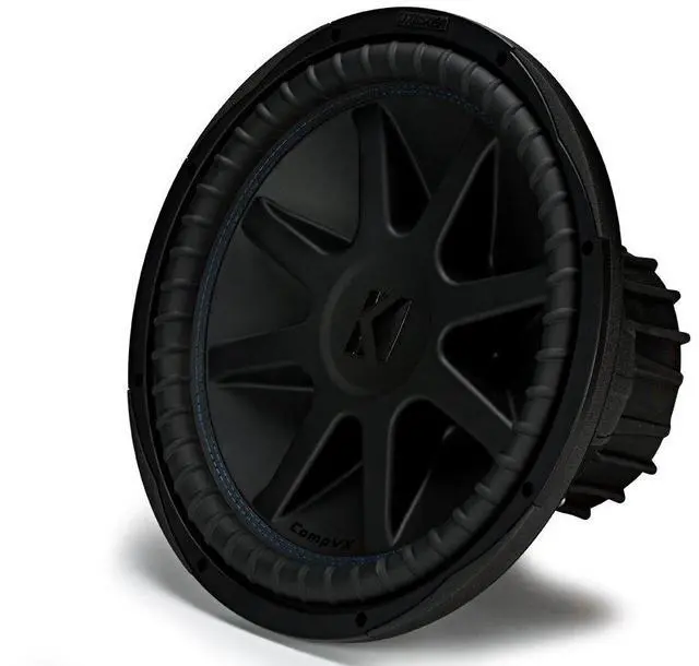 Alt view image 2 of 5 - Kicker CVX154 COMPVX 15" Subwoofer Dual Voice Coil 4-Ohm 1000W