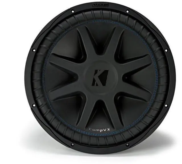 Alt view image 3 of 5 - Kicker CVX154 COMPVX 15" Subwoofer Dual Voice Coil 4-Ohm 1000W