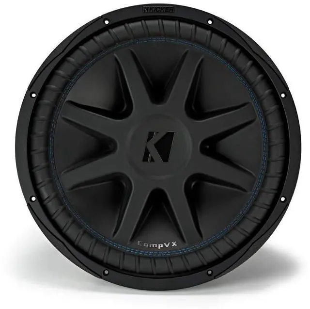 Alt view image 3 of 5 - Kicker CVX152 COMPVX 15" Subwoofer Dual Voice Coil 2-Ohm 1000W