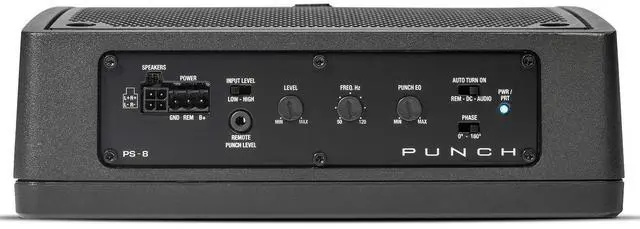 Alt view image 2 of 5 - Rockford Fosgate PS-8 Punch Single 8" Amplified Loaded Enclosure Subwoofer