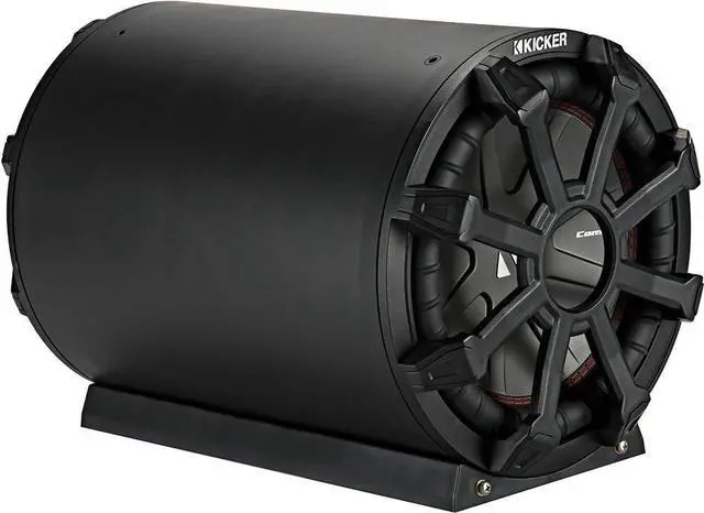Alt view image 4 of 5 - Kicker 46CWTB104 TB10 10-inch Loaded Weather-Proof Subwoofer Enclosure w/Passive Radiator - 4-Ohm, 400 Watt