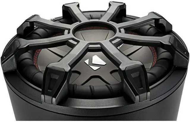 Alt view image 2 of 5 - Kicker 46CWTB104 TB10 10-inch Loaded Weather-Proof Subwoofer Enclosure w/Passive Radiator - 4-Ohm, 400 Watt