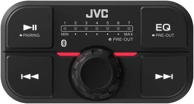 Alt view image 3 of 5 - JVC KS-DR2104DBT Compact 4-Channel 600 Watt Car Amplifier with Bluetooth Streaming. Built for Marine, ATV and Powersport Applications. Waterproof, Dustproof, Rust Proof and Vibration Proof