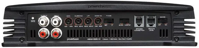 Alt view image 2 of 3 - Powerbass Asa3-1000.1D 2000 Watts 1-Channel Class D Power Amplifier (ASA31000.1D)