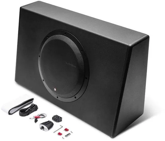 Main image of Rockford Fosgate Punch P300-12T Single 12" 300-Watt Amplified Truck Sealed Box Subwoofer - Black
