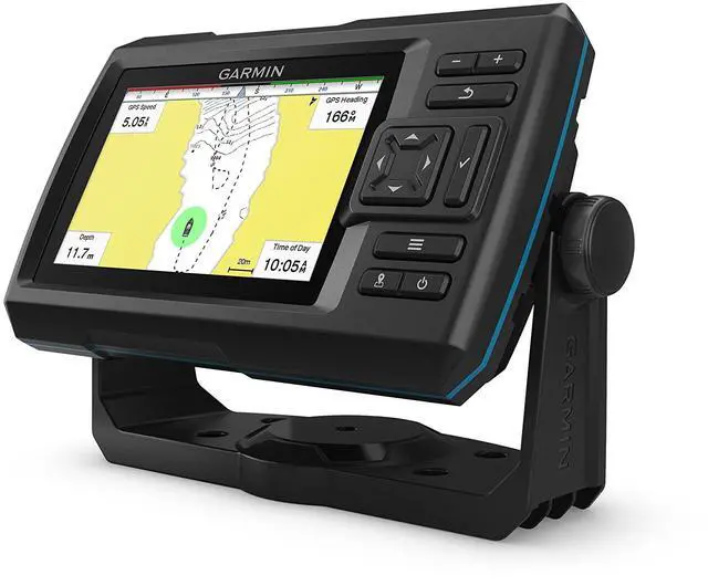 Main image of Garmin Striker Vivid 5cv, Easy-to-Use 5-inch Color Fishfinder and Sonar Transducer, Vivid Scanning Sonar Color Palettes (010-02551-00)