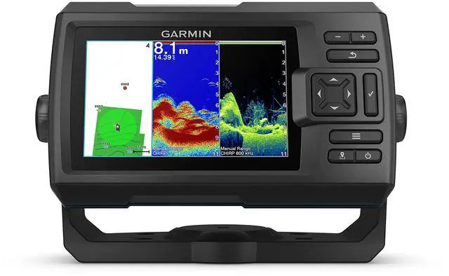 Alt view image 2 of 5 - Garmin Striker Vivid 5cv, Easy-to-Use 5-inch Color Fishfinder and Sonar Transducer, Vivid Scanning Sonar Color Palettes (010-02551-00)