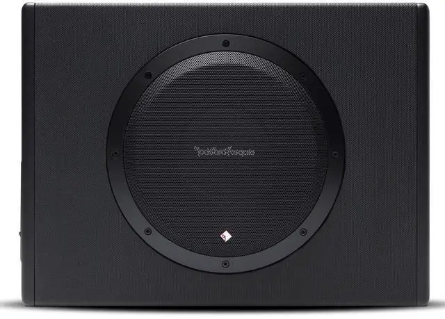 Main image of Rockford Fosgate Punch P300-10 Single 10" 300-Watt Amplified Subwoofer & Enclosure - Black