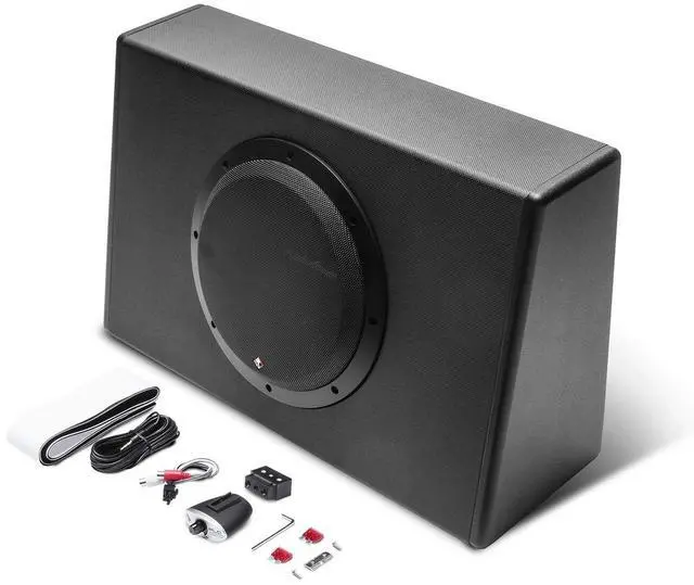 Main image of Rockford Fosgate Punch P300-10T Single 10" 300-Watt Amplified Truck Sealed Box Subwoofer - Black