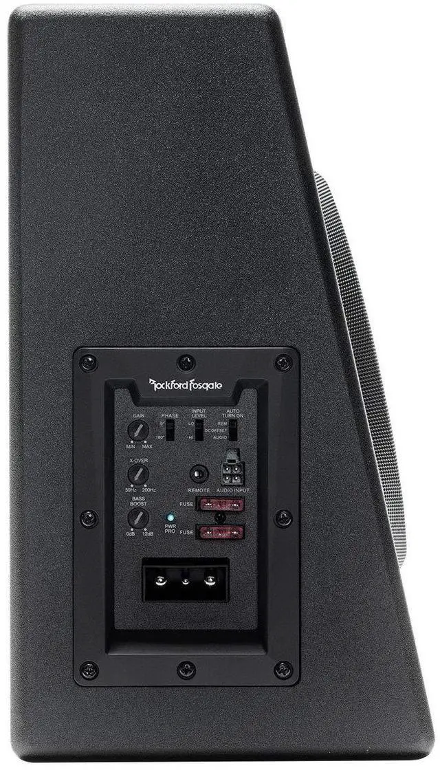 Alt view image 3 of 4 - Rockford Fosgate Punch P300-10T Single 10" 300-Watt Amplified Truck Sealed Box Subwoofer - Black