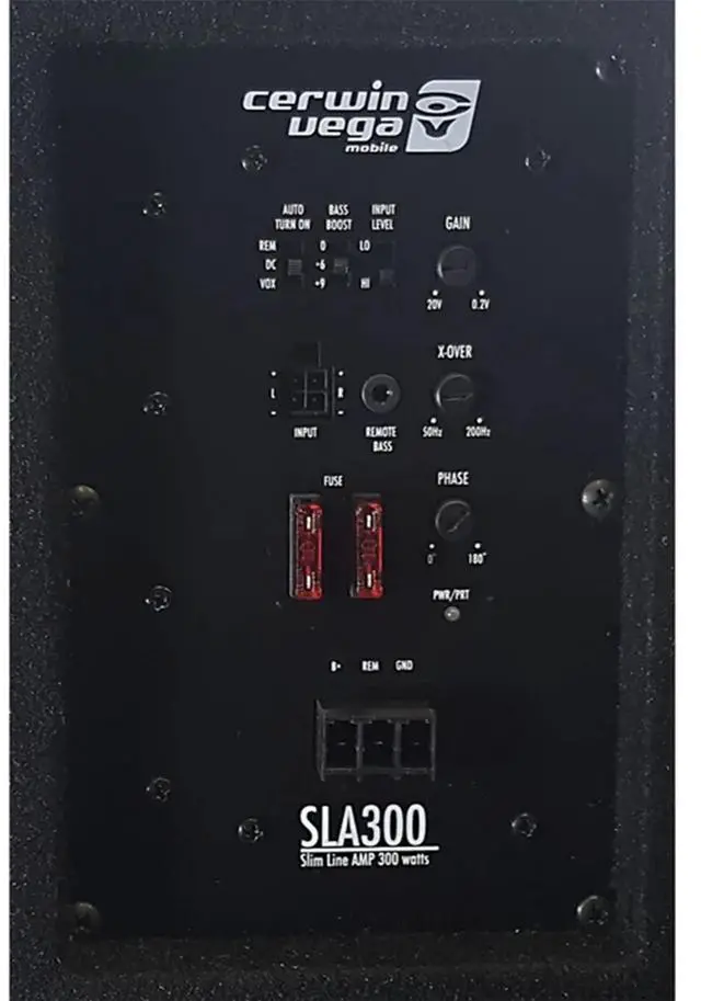 Alt view image 2 of 2 - Cerwin Vega HED 12" Powered Slim Enclosure Slot Vented 400W Max