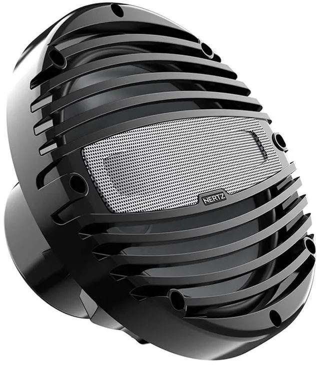 Alt view image 2 of 3 - Hertz HMX-8-LD 8" 4-Ohm Marine Coaxial Speakers - RGB LED Lights & Black Grilles (Pair)