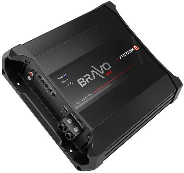Alt view image 3 of 5 - Stetsom Bravo BASS 3000 1 Ohm Mono Subwoofer Car Audio Amplifier, 3000.1 3K Watts RMS, 1 Stable, 3000x1, Monoblock, Sound Quality, Crossover & Bass Boost 3000W Sub Amp, Smart Coolers