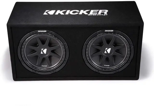 Main image of Kicker 43DC122 Dual Comp 12-inch Vented Subwoofer Enclosure 2-Ohm, RoHS Compliant
