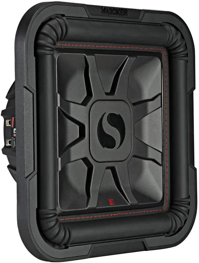 Alt view image 3 of 5 - Kicker 46L7T122 L7T L7-Thin 12-Inch (30cm) Subwoofer, Dual Voice Coil, 2-Ohm, 600 Watt