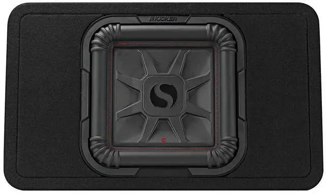 Alt view image 3 of 5 - Kicker 46TL7T102 TL7T 10" (25cm) Solo-Baric Subwoofer in Thin Profile Enclosure, 2-Ohm, 500 Watt