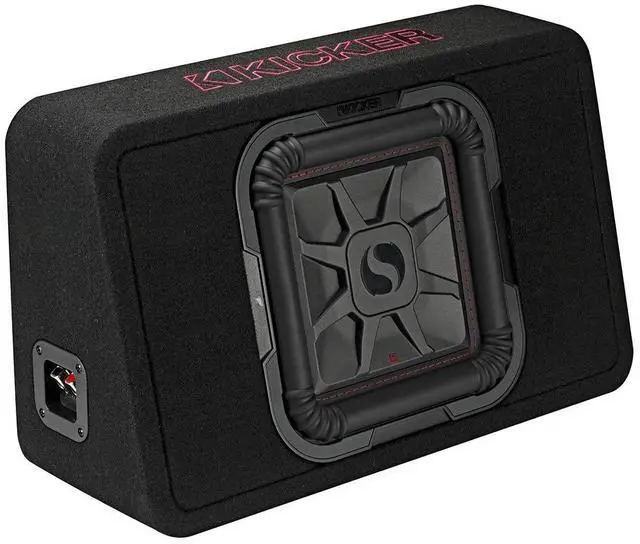 Alt view image 5 of 5 - Kicker 46TL7T102 TL7T 10" (25cm) Solo-Baric Subwoofer in Thin Profile Enclosure, 2-Ohm, 500 Watt