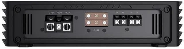 Alt view image 4 of 5 - Alphasonik V2400.1D Venum Series 4800 Watts Max Monoblock Car Amp with Power Plant Chip 4-Way Protection Circuitry 1-Channel Subwoofer Class-D Amplifier with Remote Bass Boost Control Knob Included