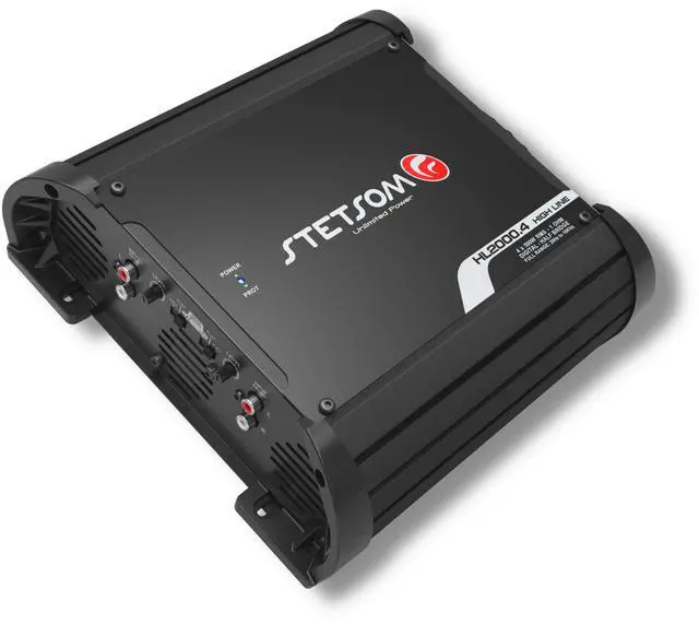 Main image of Stetsom HL 2000.4 1 Ohm Multichannel Car Audio Amplifier, HL2000.4 2K Watts RMS, 4 Channel, 1 Stable Full Range HD Sound Quality Car Stereo MD Crossover HPF LPF Bass Boost Front Rear Bridge Speakers