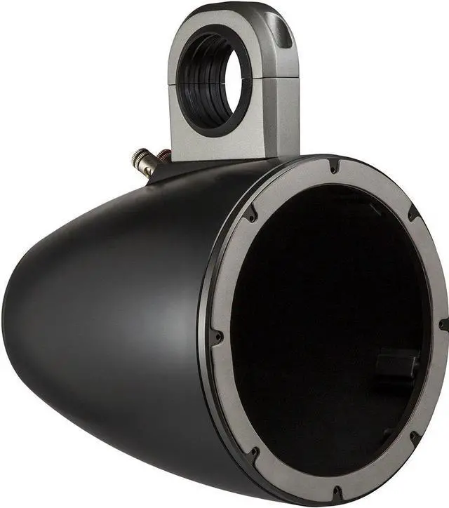 Alt view image 2 of 2 - Kicker 12KMTES Pair of Wake Tower/Roll Bar Speaker Enclosures, Black
