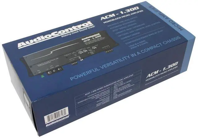 Alt view image 5 of 5 - AudioControl ACM-1.300, ACM Mono Class D Micro Amplifier, 300W (No ACR-1 Port)
