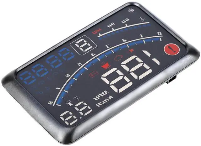 Main image of Heads Up Display,5.5" HD OBD II Car GPS HUD Head Up Speed Display Over Speed Warning,Fuel Consumption,Temperature