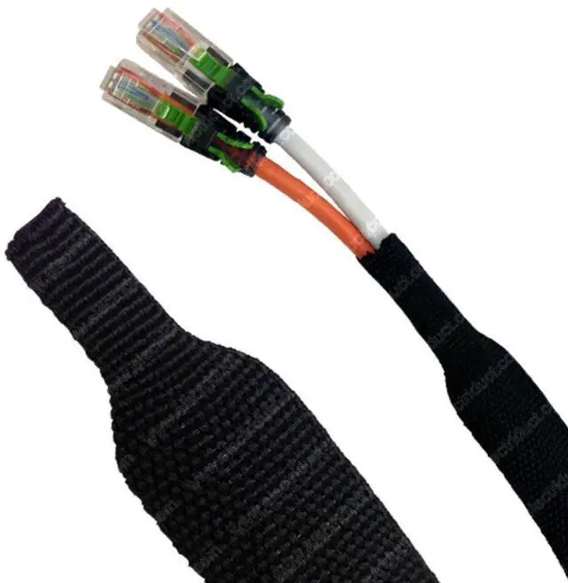 Alt view image 4 of 4 - Electriduct 1" Heat Shrinkable Braided Sleeving - 25 FT