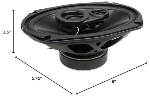 Alt view image 2 of 2 - Powerbass S-6903 6x9" 3-Way OEM Replacement Speakers (pair)