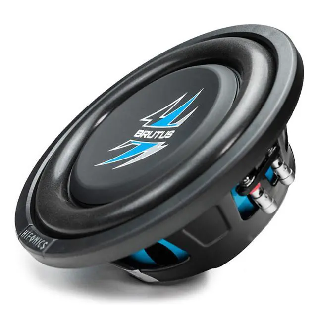 Alt view image 3 of 4 - Hifonics BXS8D4 Brutus Shallow Mount Subwoofer (Black)  8 Inch Subwoofer, 400 Watt, Car Audio System, 2 Inch Voice Coils, UV Rubber Surround, Best in Sealed Enclosures, Marine Grade