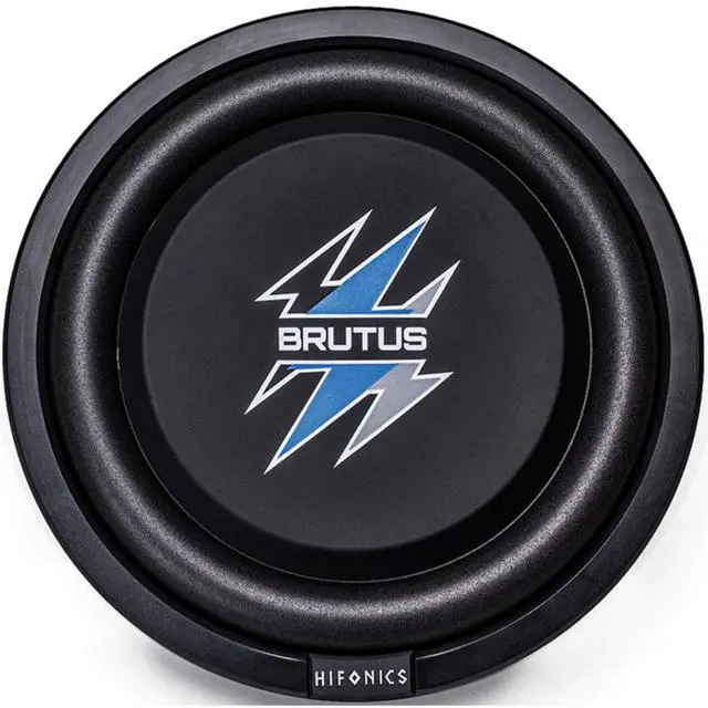 Alt view image 2 of 4 - Hifonics BXS8D4 Brutus Shallow Mount Subwoofer (Black)  8 Inch Subwoofer, 400 Watt, Car Audio System, 2 Inch Voice Coils, UV Rubber Surround, Best in Sealed Enclosures, Marine Grade