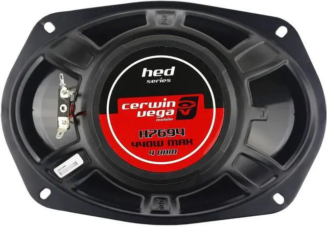 Alt view image 5 of 5 - Cerwin Vega HED Series 6"x9" 4-Way Coaxial Car Speakers, 4, 65W RMS/, Premium Car Audio System, Durable Steel Frame, Superior Sound Quality, Ideal for Enhanced Car Speaker H7694