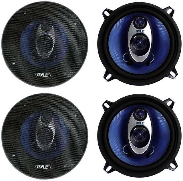 Main image of Pyle PL53BL 5.25" 400W 3-Way Car Audio Triaxial Speakers Stereo Two Pairs